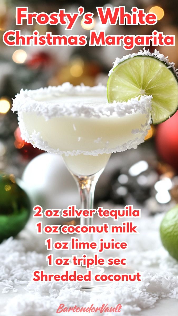 Frosty’s White Christmas Margarita