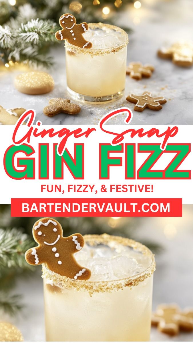 Ginger Snap Gin Fizz