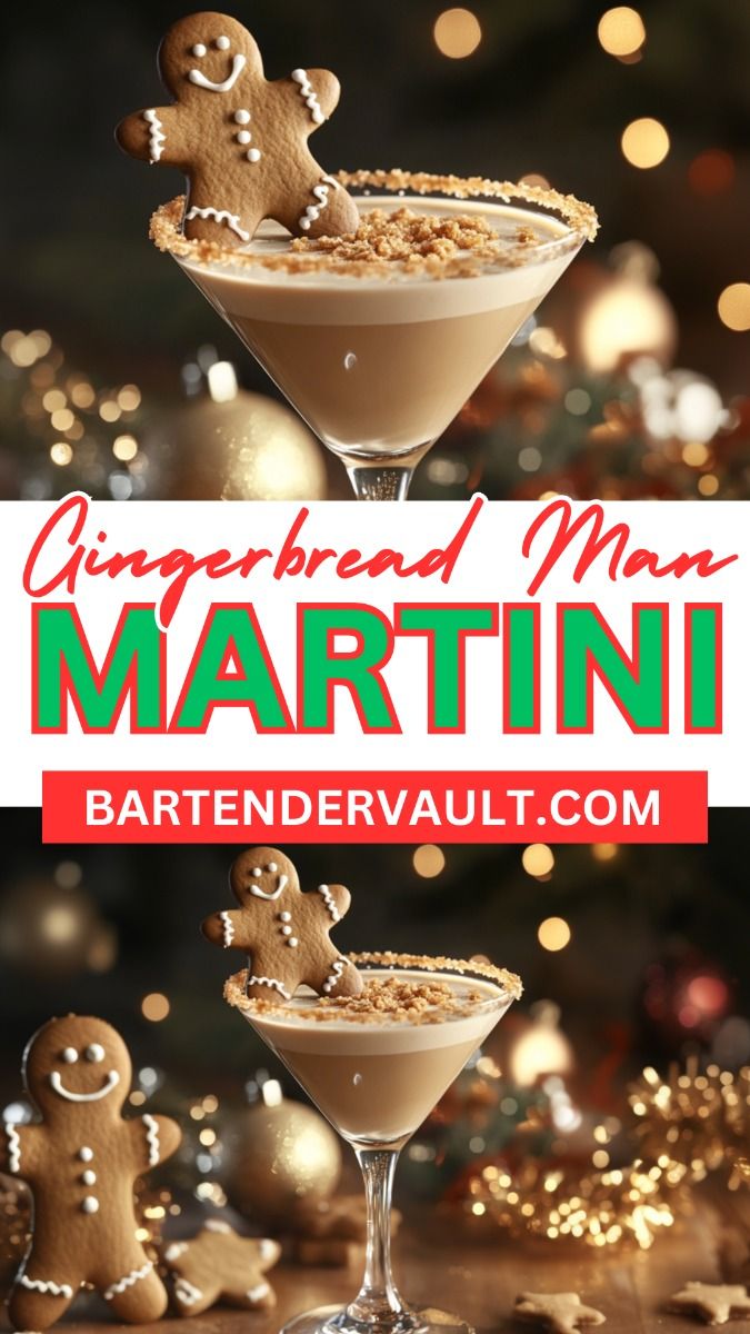Gingerbread Man Martini