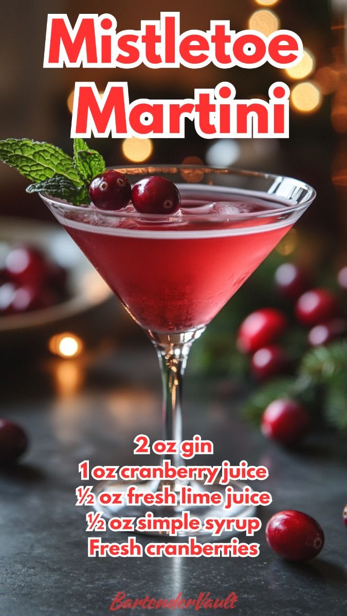 Mistletoe Martini