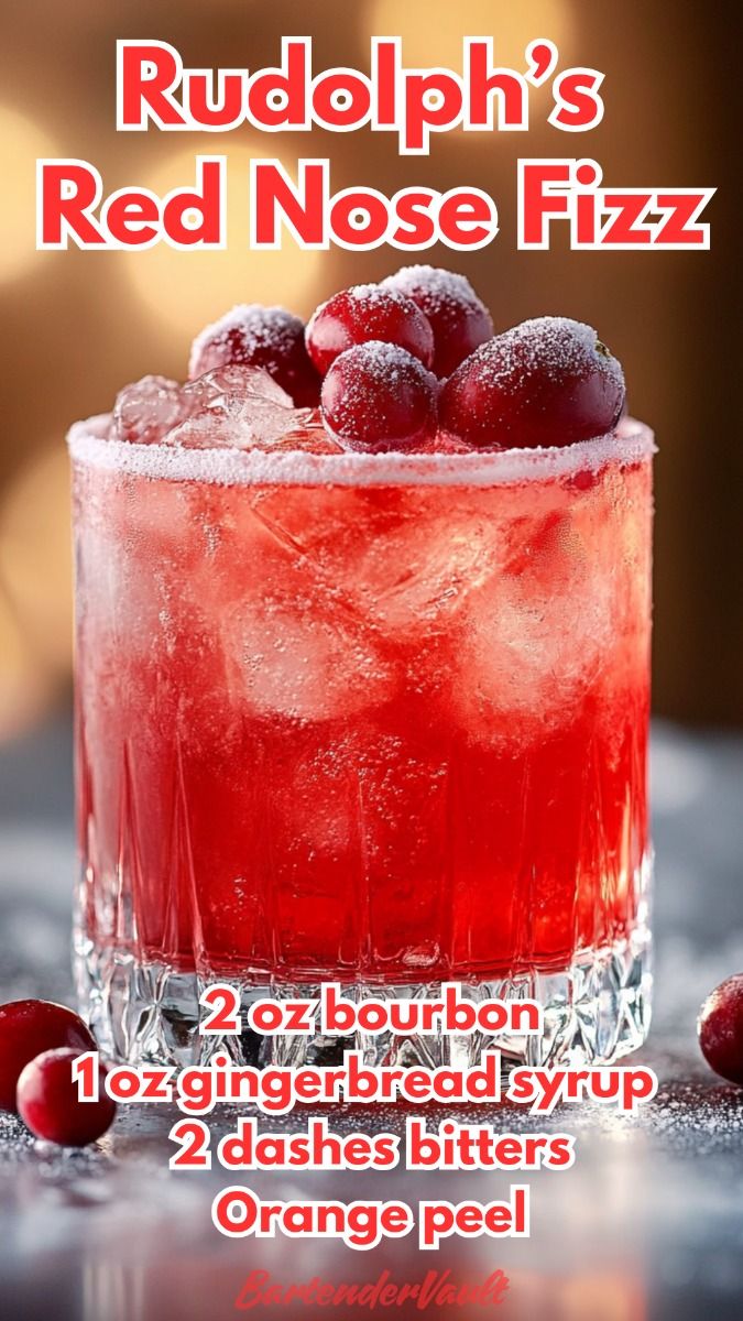 Rudolph’s Red Nose Fizz