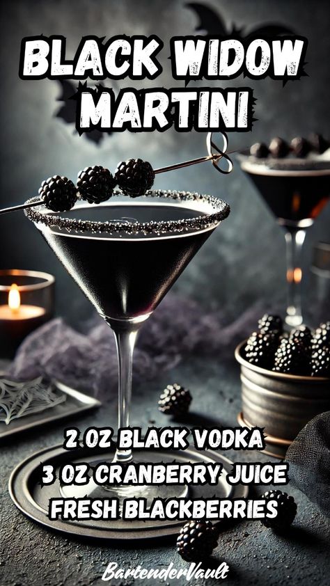 black widow martini