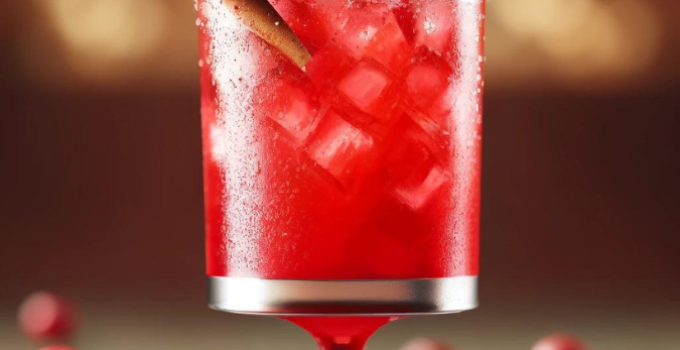 The Cranberry Cinnamon Margarita is a bold, festive cocktail that combines tart cranberry juice with the warmth of cinnamon. To make it, shake 2 oz of tequila, 1 oz of cranberry juice, 0.75 oz of lime juice, and 0.5 oz of cinnamon syrup with ice. Rim a glass with cinnamon sugar, strain the mixture over ice, and garnish with fresh cranberries and a cinnamon stick. It’s a delicious and unique spin on the classic margarita, perfect for fall and holiday celebrations!