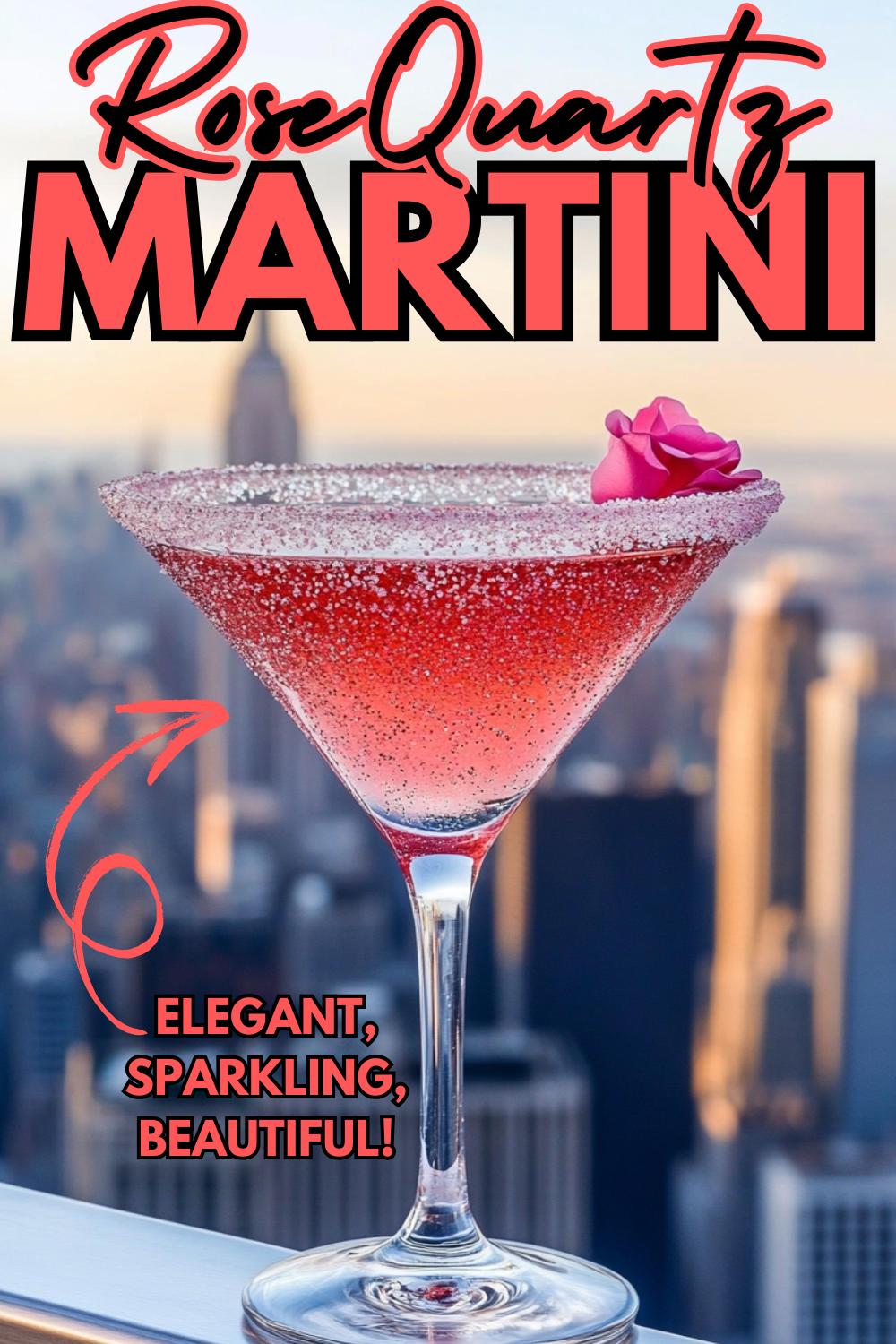 rose quartz martini