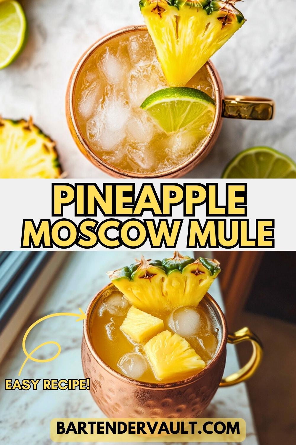 Pineapple Moscow Mule